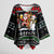 Santa Claus Jesus Friend of Christmas Kimono Sleeve Blouse Xmas Holiday Patterns - Wonder Print Shop