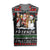 Santa Claus Jesus Friend of Christmas Knitted V-Neck Vest Xmas Holiday Patterns - Wonder Print Shop