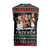 Santa Claus Jesus Friend of Christmas Knitted V-Neck Vest Xmas Holiday Patterns - Wonder Print Shop