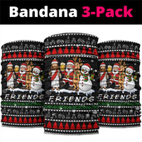 Santa Claus Jesus Friend of Christmas Neck Gaiter Xmas Holiday Patterns - Wonder Print Shop