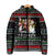 Santa Claus Jesus Friend of Christmas Padded Jacket Xmas Holiday Patterns - Wonder Print Shop
