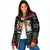 Santa Claus Jesus Friend of Christmas Padded Jacket Xmas Holiday Patterns - Wonder Print Shop