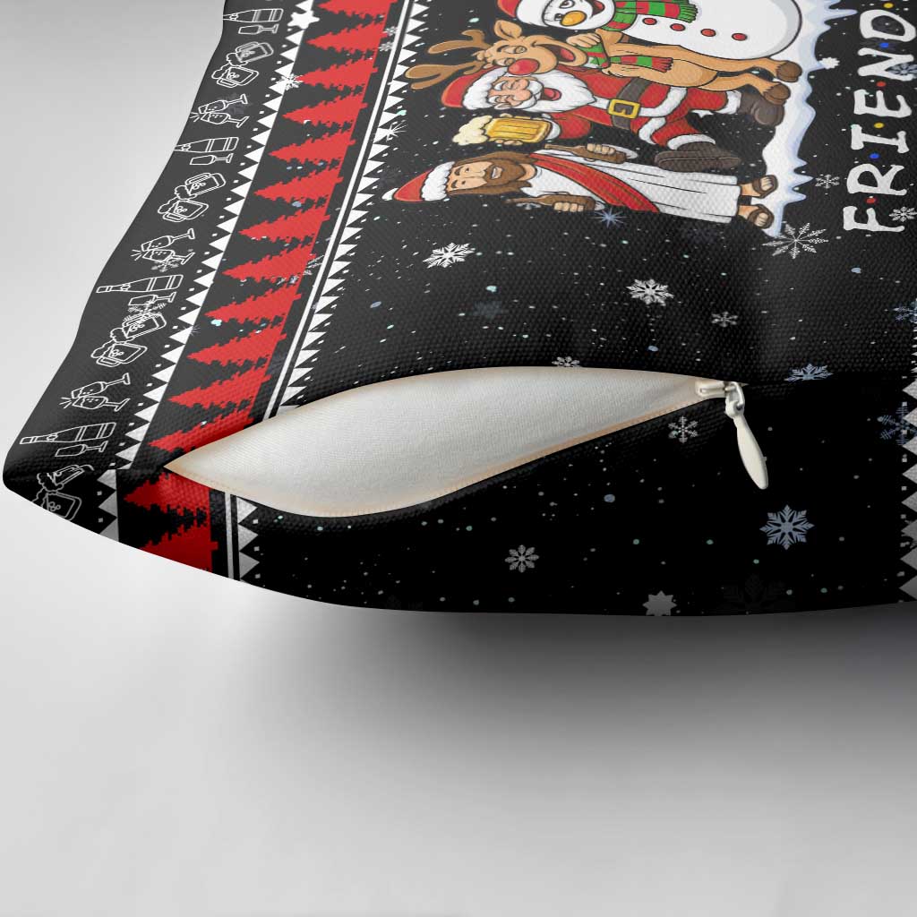 Santa Claus Jesus Friend of Christmas Pillow Cover Xmas Holiday Patterns - Wonder Print Shop