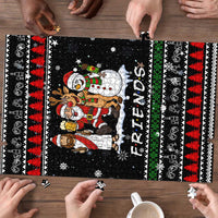 Santa Claus Jesus Friend of Christmas Puzzle Xmas Holiday Patterns - Wonder Print Shop