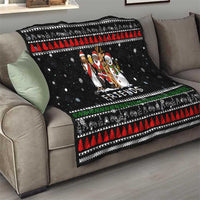 Santa Claus Jesus Friend of Christmas Quilt Xmas Holiday Patterns - Wonder Print Shop