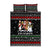 Santa Claus Jesus Friend of Christmas Quilt Bed Set Xmas Holiday Patterns - Wonder Print Shop