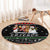 Santa Claus Jesus Friend of Christmas Round Carpet Xmas Holiday Patterns - Wonder Print Shop