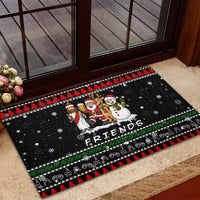 Santa Claus Jesus Friend of Christmas Rubber Doormat Xmas Holiday Patterns - Wonder Print Shop