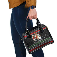 Santa Claus Jesus Friend of Christmas Shoulder Handbag Xmas Holiday Patterns - Wonder Print Shop