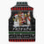Santa Claus Jesus Friend of Christmas Sleeveless Puffer Jacket Xmas Holiday Patterns - Wonder Print Shop
