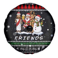 Santa Claus Jesus Friend of Christmas Spare Tire Cover Xmas Holiday Patterns - Wonder Print Shop