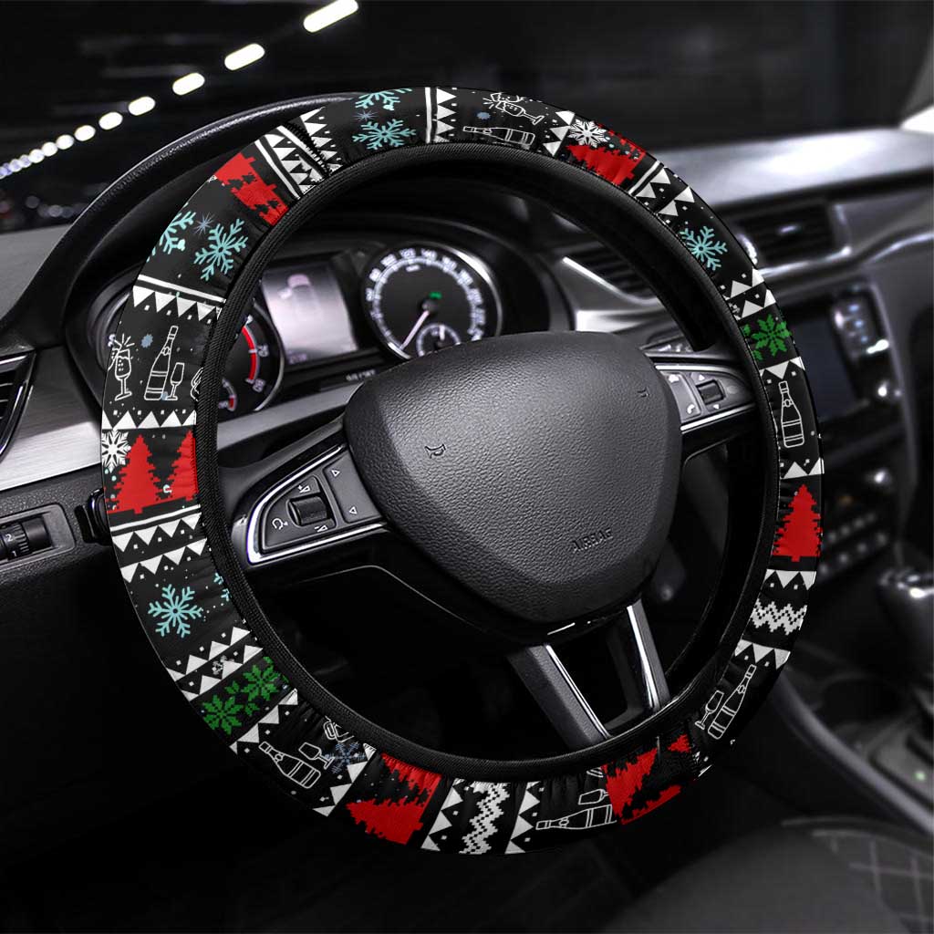 Santa Claus Jesus Friend of Christmas Steering Wheel Cover Xmas Holiday Patterns - Wonder Print Shop
