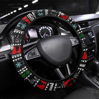 Santa Claus Jesus Friend of Christmas Steering Wheel Cover Xmas Holiday Patterns - Wonder Print Shop