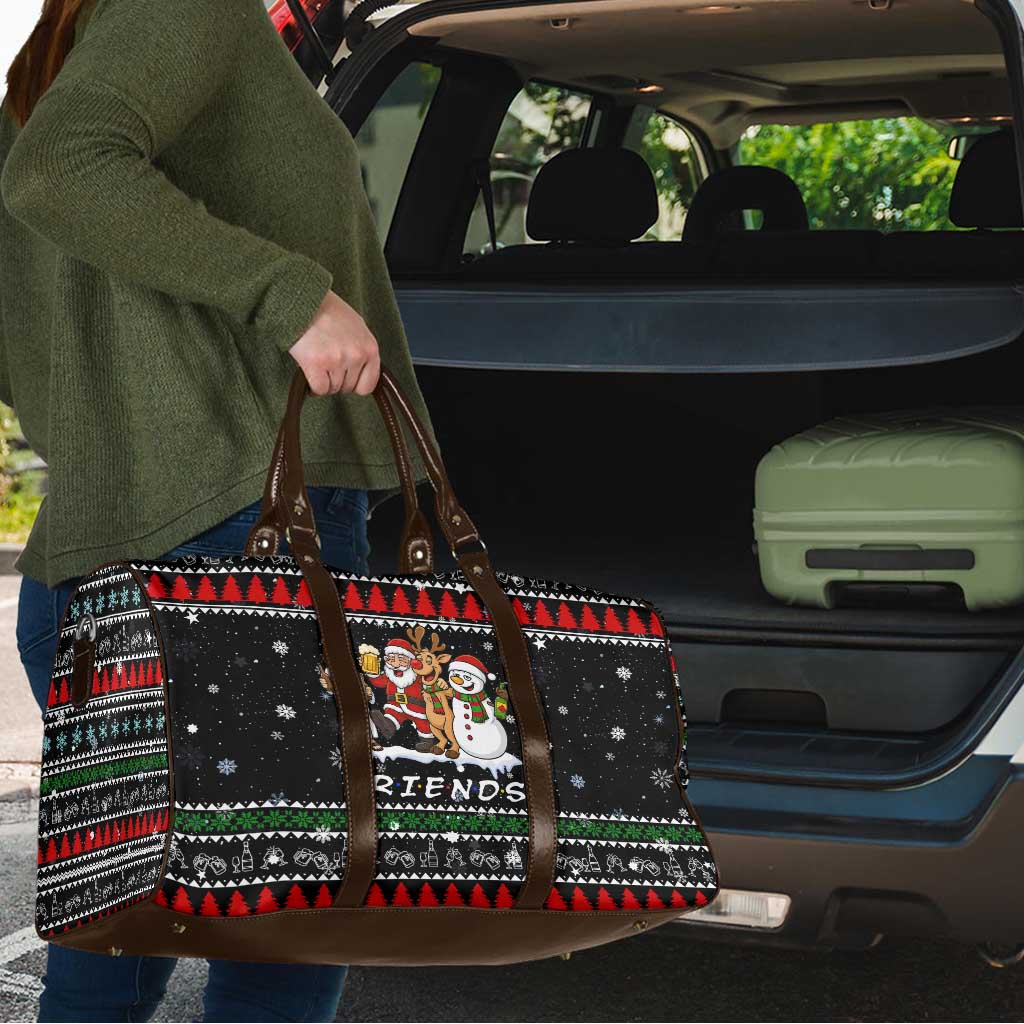 Santa Claus Jesus Friend of Christmas Travel Bag Xmas Holiday Patterns - Wonder Print Shop