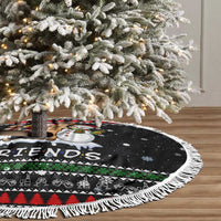 Santa Claus Jesus Friend of Christmas Tree Skirt Xmas Holiday Patterns - Wonder Print Shop