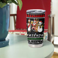 Santa Claus Jesus Friend of Christmas Tumbler Cup Xmas Holiday Patterns - Wonder Print Shop