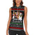 Santa Claus Jesus Friend of Christmas Women Sleeveless Polo Shirt Xmas Holiday Patterns - Wonder Print Shop