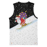 Santa Claus Ski My Life Is Going Downhill Christmas Basketball Jersey Xmas Holiday Patterns - Wonder Print Shop