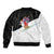 Santa Claus Ski My Life Is Going Downhill Christmas Bomber Jacket Xmas Holiday Patterns - Wonder Print Shop