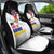 Santa Claus Ski My Life Is Going Downhill Christmas Car Seat Cover Xmas Holiday Patterns - Wonder Print Shop