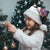 Santa Claus Ski My Life Is Going Downhill Christmas Santa Hat Xmas Holiday Patterns - Wonder Print Shop