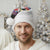 Santa Claus Ski My Life Is Going Downhill Christmas Santa Hat Xmas Holiday Patterns - Wonder Print Shop