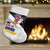 Santa Claus Ski My Life Is Going Downhill Christmas Stocking Xmas Holiday Patterns - Wonder Print Shop