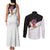 Santa Claus Ski My Life Is Going Downhill Christmas Couples Matching Tank Maxi Dress and Long Sleeve Button Shirt Xmas Holiday Patterns - Wonder Print Shop