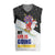 Santa Claus Ski My Life Is Going Downhill Christmas Knitted V-Neck Vest Xmas Holiday Patterns - Wonder Print Shop