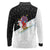 Santa Claus Ski My Life Is Going Downhill Christmas Long Sleeve Polo Shirt Xmas Holiday Patterns - Wonder Print Shop