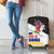 Santa Claus Ski My Life Is Going Downhill Christmas Luggage Cover Xmas Holiday Patterns - Wonder Print Shop