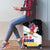 Santa Claus Ski My Life Is Going Downhill Christmas Luggage Cover Xmas Holiday Patterns - Wonder Print Shop