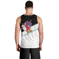 Santa Claus Ski My Life Is Going Downhill Christmas Men Tank Top Xmas Holiday Patterns - Wonder Print Shop