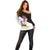 Santa Claus Ski My Life Is Going Downhill Christmas Off Shoulder Sweater Xmas Holiday Patterns - Wonder Print Shop