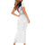 Santa Claus Ski My Life Is Going Downhill Christmas Short Sleeve Bodycon Dress Xmas Holiday Patterns - Wonder Print Shop