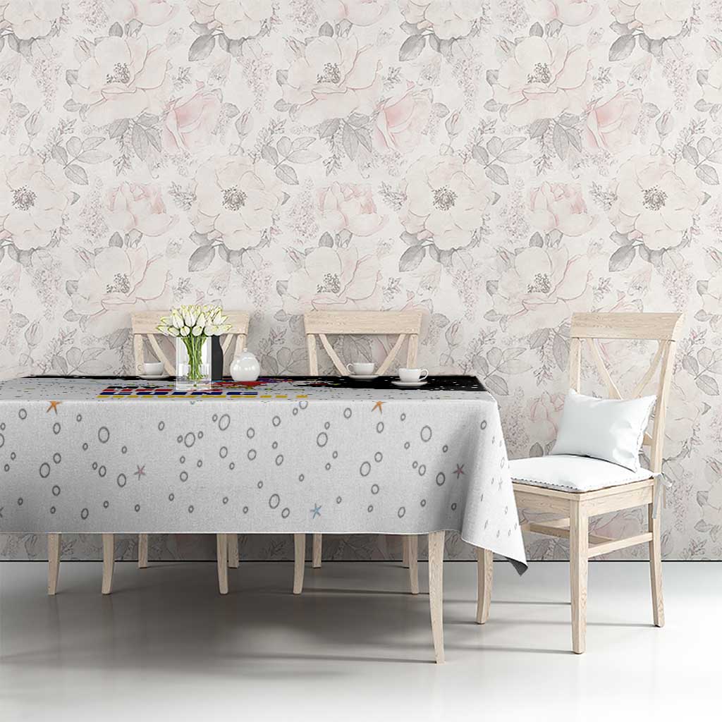 Santa Claus Ski My Life Is Going Downhill Christmas Tablecloth Xmas Holiday Patterns - Wonder Print Shop