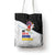 Santa Claus Ski My Life Is Going Downhill Christmas Tote Bag Xmas Holiday Patterns - Wonder Print Shop