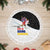 Santa Claus Ski My Life Is Going Downhill Christmas Tree Skirt Xmas Holiday Patterns - Wonder Print Shop