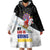 Santa Claus Ski My Life Is Going Downhill Christmas Wearable Blanket Hoodie Xmas Holiday Patterns - Wonder Print Shop