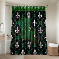 Louisiana USA Symbols Pattern Christmas Bathroom Set Xmas Holiday Patterns - Wonder Print Shop