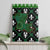 Louisiana USA Symbols Pattern Christmas Canvas Wall Art Xmas Holiday Patterns - Wonder Print Shop