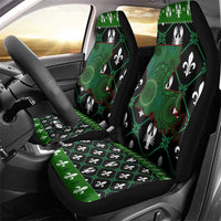 Louisiana USA Symbols Pattern Christmas Car Seat Cover Xmas Holiday Patterns - Wonder Print Shop