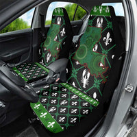 Louisiana USA Symbols Pattern Christmas Car Seat Cover Xmas Holiday Patterns - Wonder Print Shop