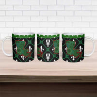 Louisiana USA Symbols Pattern Christmas Ceramic Mug Xmas Holiday Patterns - Wonder Print Shop