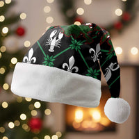 Louisiana USA Symbols Pattern Christmas Santa Hat Xmas Holiday Patterns - Wonder Print Shop