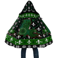 Louisiana USA Symbols Pattern Christmas Cloak Xmas Holiday Patterns - Wonder Print Shop