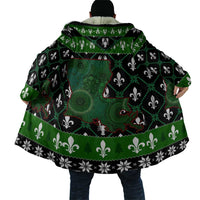 Louisiana USA Symbols Pattern Christmas Cloak Xmas Holiday Patterns - Wonder Print Shop