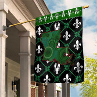 Louisiana USA Symbols Pattern Christmas Garden Flag Xmas Holiday Patterns - Wonder Print Shop