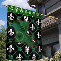Louisiana USA Symbols Pattern Christmas Garden Flag Xmas Holiday Patterns - Wonder Print Shop