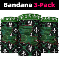 Louisiana USA Symbols Pattern Christmas Neck Gaiter Xmas Holiday Patterns - Wonder Print Shop
